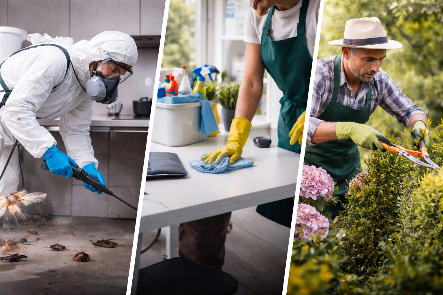 Servicio profesional de fumigación en casas y empresas